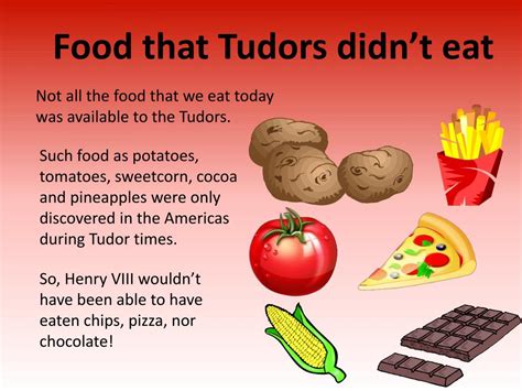 what did tudor eat.